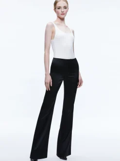 Alice and Olivia SUITS|PANTS*TEENY SATIN BOOTCUT PANT