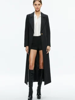 Alice and Olivia STACEY'S FAVORITES|ESSENTIALS*THEO NOTCH COLLAR COAT
