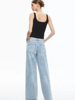 Alice and Olivia JEAN SHOP|JEANS*TRISH MID RISE BAGGY JEAN