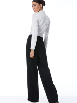Alice and Olivia ESSENTIALS|THE WORKWEAR EDIT*WILLA FITTED PLACKET TOP